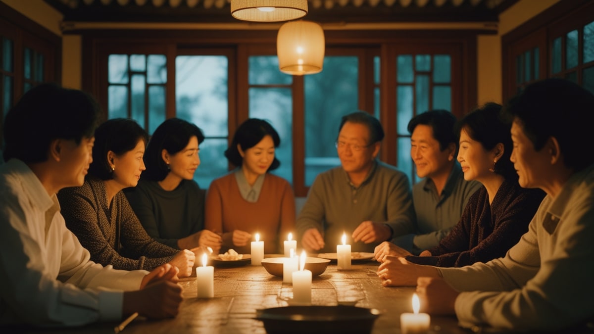 현대 가족장 풍경
