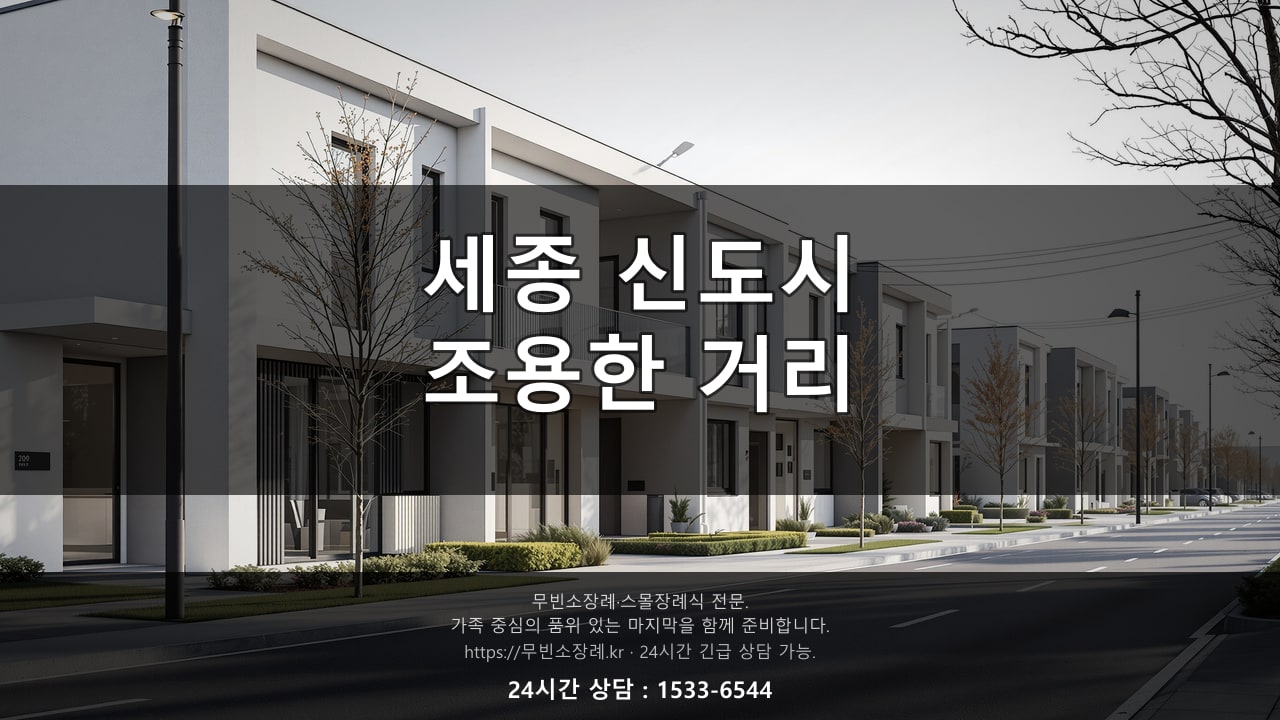세종 신도시 풍경, 조용한 거리